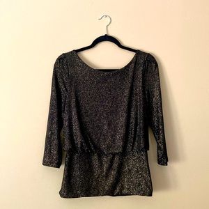 Le Chateau gold sparkly top
